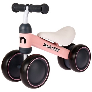 Mach1 Laufrad Mini Kinder Lauflernrad Kinderlaufrad Rutscher Rutscherauto - 4 Räder 150x40mm Zoll rosa