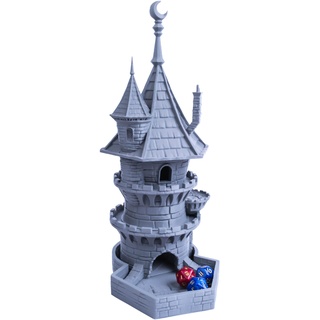 3D Vikings Zauberer Würfelturm, Perfekter Würfelturm für Dungeons and Dragons, Tabletop RPG, Miniaturspiele und Brettspiele