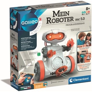 Clementoni Galileo Robotics – Mein Roboter MC 5.0, Robotik für kleine Ingenieure, High-Tech Spielzeug, ideal als Geschenk, Programmieren lernen für Kinder ab 8 Jahren von Clementoni 59158