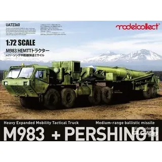 MODELCOLLECT UA72360 1:72 [80 USA M983 Hemtt Tractor With Pershing II Missile Erector Launcher new Ver.