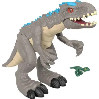 Fisher-Price Imaginext Price Jurassic World GMR16 - Imaginext Dinosaurier-Set mit Schleuderaction Indominus Rex, Dinosaurier Spielzeug ab 3 Jahren