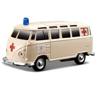 Maisto - VW T1 Einsatzfahrzeug mit Licht & Sound (12cm) (Krankenwagen)