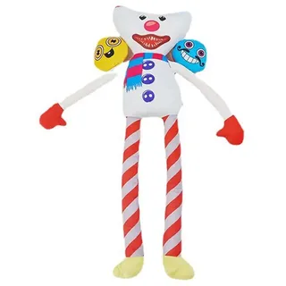 60 cm Poppy Playtime Schneemann Poppy Plüschtier für Kindergeburtstagsgeschenk - Weiß