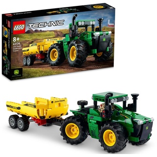 LEGO® Konstruktionsspielsteine John Deere 9620R 4WD Tractor (42136), LEGO® Technic, (390 St), Made in Europe bunt