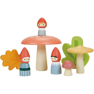 Tender Leaf Toys - Spielfiguren-Set FAMILIE WALDZWERGE aus Holz