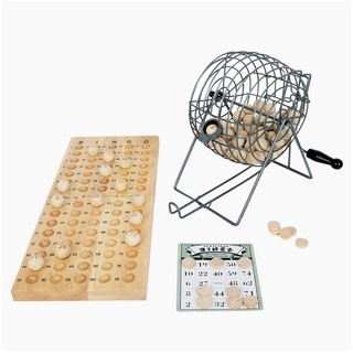 Small Foot Spielesammlung, Bingo »Bingo-Spiel«, Lotteriespiel für die ganze Familie beige