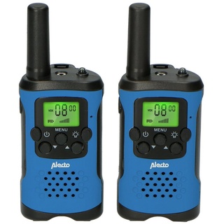 Alecto Walkie Talkie FR-115BW, (Set, 2-St., 2er Set), 5km Reichweite, 24h Standby, Taschenlampe, 8 Kanäle, in 5 Farbsets blau|schwarz