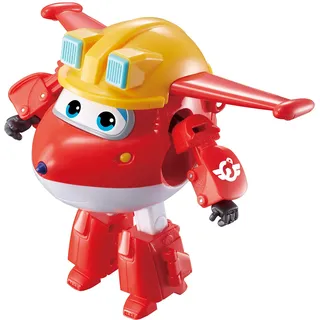 Super Wings Build It Jett 5' Transforming Character Easy Transformation Preschool Kids Gift Toys for 3+ Year Old Boy Girl