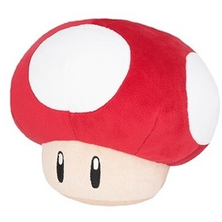 Nintendo Super Mario Super Pilz Plüsch rot 16 cm