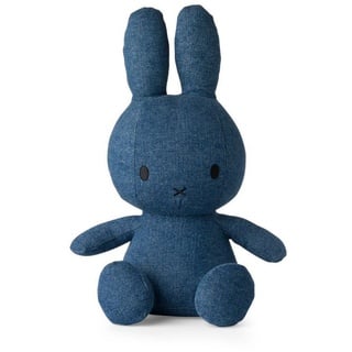 Bon Ton Toys Kuscheltier Miffy Denim Kuscheltier Bon Ton Toys Hase Mid Wash jeans 33 cm blau