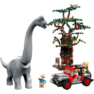 LEGO® Spielbausteine 76960 Jurassic World Entdeckung des Brachiosaurus, (Set, 512 St., Unterhaltung) bunt