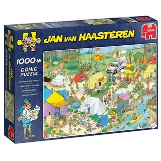 Jumbo 19086 Jan van Haasteren Camping im Wald 1000 Teile Puzzle