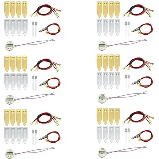 SHABD Wissenschaftliches Experimentierset mit Obstbatterien Als Spielzeug für Den Heimunterricht, Physik-Unterrichtsexperiment mit Zitronen- und Kartoffelbatterien, 6 Sets