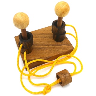 DILEMMA The Gordian Knot Series aus Holz Knobel Geduldspiel Denkspiel IQ-Spiel