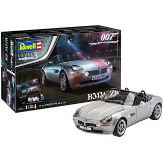 Revell Modellbausatz I Geschenkset James Bond BMW Z8 I Detailreicher James Bond Bausatz I 70 Teile I Maßstab 1:24 I für Kinder und Erwachsene ab 10 Jahren