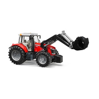 bruder Traktoren-Serie: 3000 Massey Ferguson 7624 mit Frontlader 3047 Spielzeugauto