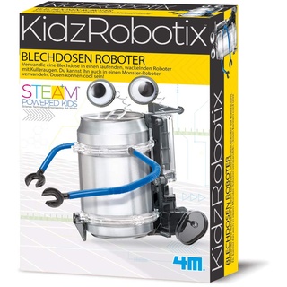 4M 68556 - Fun Mechanics Kit: Blechdosenroboter KidszRobotix - Eperiment ab 8 Jahren