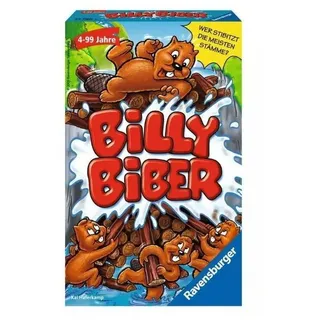 Ravensburger Verlag GmbH Spiel RAV23280 - Billy Biber Mitbringspiel, Kinderspiel, für..., Familienspiel, Geschicklichkeitsspiele bunt