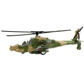 Toi-Toys Spielzeug-Auto ALFAFOX Militär-Hubschrauber grün