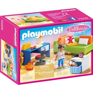 Playmobil® Konstruktions-Spielset Jugendzimmer (70209), Dollhouse, (43 St), Made in Germany bunt