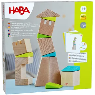HABA Unisex Lernspielzeug 3D-Legespiel Schiefe Türme 1er Pack