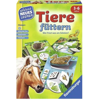 Ravensburger Spiel Tiere füttern, Made in Europe, FSC® - schützt Wald - weltweit bunt