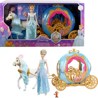 Mattel HLX35 - Disney Princess - Cinderellas magische Kutsche