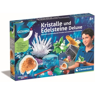 Galileo Lab - Kristalle und Edelsteine Deluxe, Kristalle züchten und Edelsteine sammeln für Kinder ab 8 Jahren, 59330 von Clementoni