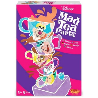 Funko GAMES Spiel Disney - Mad Tea Party, Familienspiel bunt