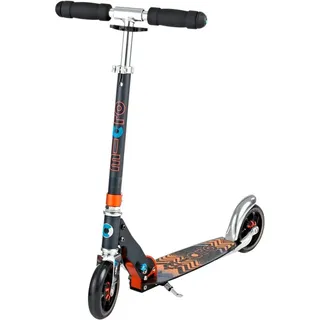 Micro Scooter SpeedPlus schwarz/orange Kickboard Roller Kinder City - Schwarz