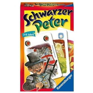 Ravensburger Spiel, Ravensburger 23409 - Schwarzer Peter, Mitbringspiel für 2-6 Spieler...