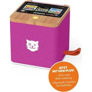 tigermedia tigerbox Touch Plus lila mit extra Langer Akkulaufzeit und Bluetooth Kopfhöreranschluss, Musikbox, Stereo, Sandmännchen etc. 🐯