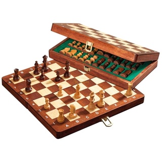 Philos Spiel, Schachspiel - Reiseschach - Deluxe - klein - Breite ca. 27 cm