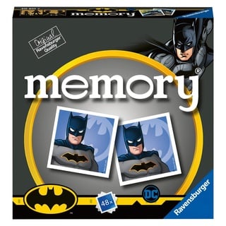 Ravensburger 20611 Batman DC Mini-Memory-Spiel – passende Bild-Schnapppaare für Kinder ab 3 Jahren – Lernspielzeug für Kleinkinder, Mehrfarbig, 0