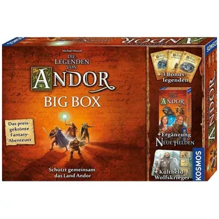 KOSMOS Verlag Spiel, Familienspiel Die Legenden von Andor - Big Box, für 2-4 Spieler, ab 10..., Familienspiel