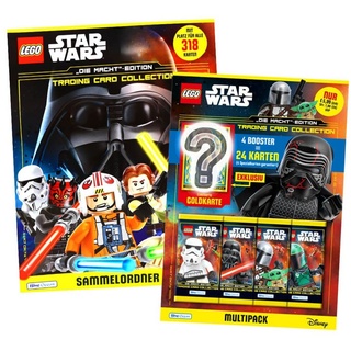 Blue Ocean Sammelkarte Lego Star Wars Karten Trading Cards Serie 4 - Die Macht Sammelkarten, Lego Star Wars Serie 4 - 1 Mappe + 1 Multipack Karten