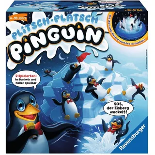 Ravensburger Spiel Plitsch Platsch Pinguin, Made in Germany, FSC® - schützt Wald - weltweit bunt