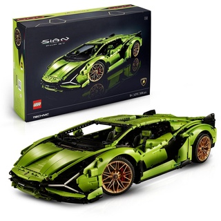 LEGO® Konstruktionsspielsteine Lamborghini Sián FKP 37 (42115), LEGO® Technic, (3696 St), Made in Europe grün