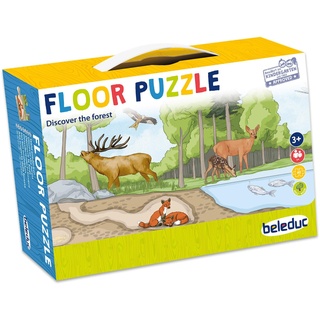 beleduc Bodenpuzzle Wald - Set mit 4 Kinder-Puzzles XL-Puzzle