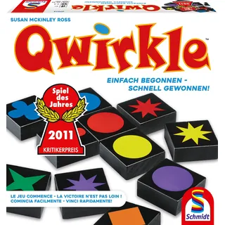 Schmidt Spiele 49014 Qwirkle, Spiel des Jahres 2011, Familienspiel