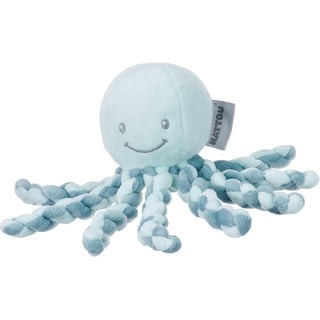 Nattou Kuscheltier Oktopus, Für Neugeborene und Frühchen, 23 cm, Mintgrün