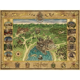 Ravensburger Puzzle 16599 - Hogwarts Karte - 1500 Teile Puzzle für Erwachsene und Kinder ab 14 Jahren, Harry Potter Fan-Artikel