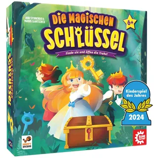 Game Factory 646323 Die Magischen Schlüssel, Zauberhaftes Würfelspiel für Kinder ab 6, Familienspiel für 2-4 Spieler, Kinderspiel des Jahres 2024