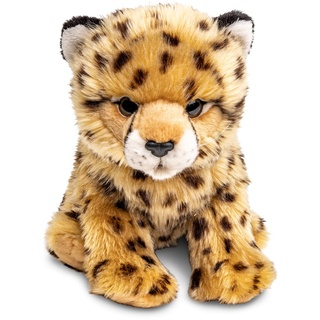 Uni-Toys - Gepard Junges, sitzend - 22 cm (Höhe) - Plüsch-Wildtier - Plüschtier, Kuscheltier