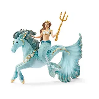 Schleich® Bayala 70594 Meerjungfrau-Eyela auf Unterwasserpferd Spielfiguren-Set
