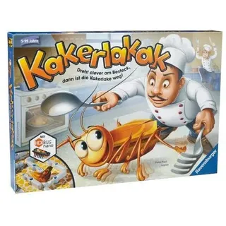 Ravensburger 22212 - Kakerlakak - Kinderspiel mit elektronischer Kakerlake für Groß und Klein, Familienspiel für 2-4 Spieler, Kinderspiel ab 5 Jahren