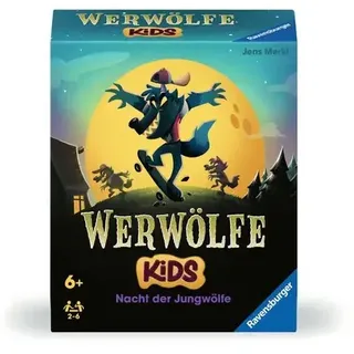 Ravensburger Spiel - Werwölfe - Nacht der Jungwölfe, erstes Werwölfe-Spiel für Kinder ab 6 Jahren für 2 bis 6 Spieler