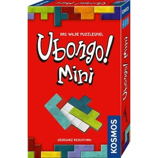 Kosmos 712679 Ubongo! Mini - Mitbringspiel, Das Wilde Puzzle-Spiel, Legespiel ab 7 Jahre für 1-4 Personen, Mini-Ausgabe des Gesellschaftsspiel-Klassikers, Familienspiel, kleines Geschenk