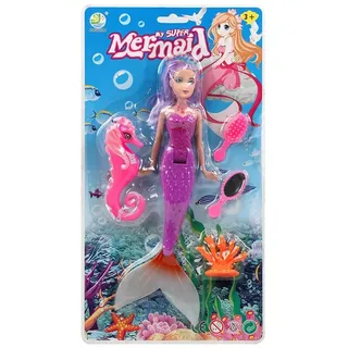 Meeresjungfrau Puppe My super Mermaid 32 x 17 cm - Bunt