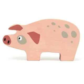 tender leaf toys HolztierSchwein